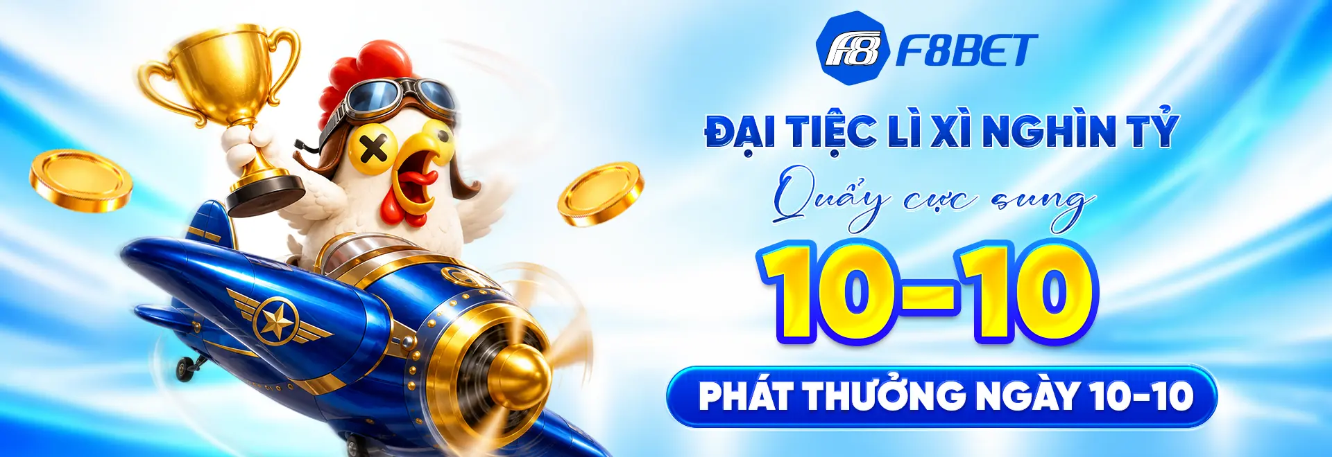 f8bet banner ngày 10-10 lì xì nghìn tỷ đồng